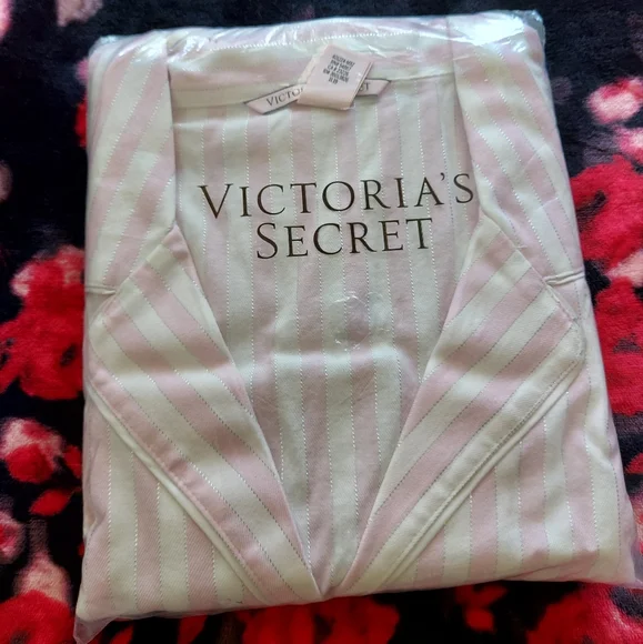 Victoria secret Flanel tie Romper size XL New - Picture 4 of 15